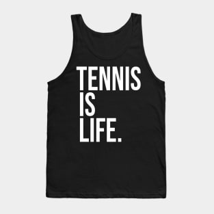 Tennis Is Life Sports Design by CoVA Tennis Tank Top